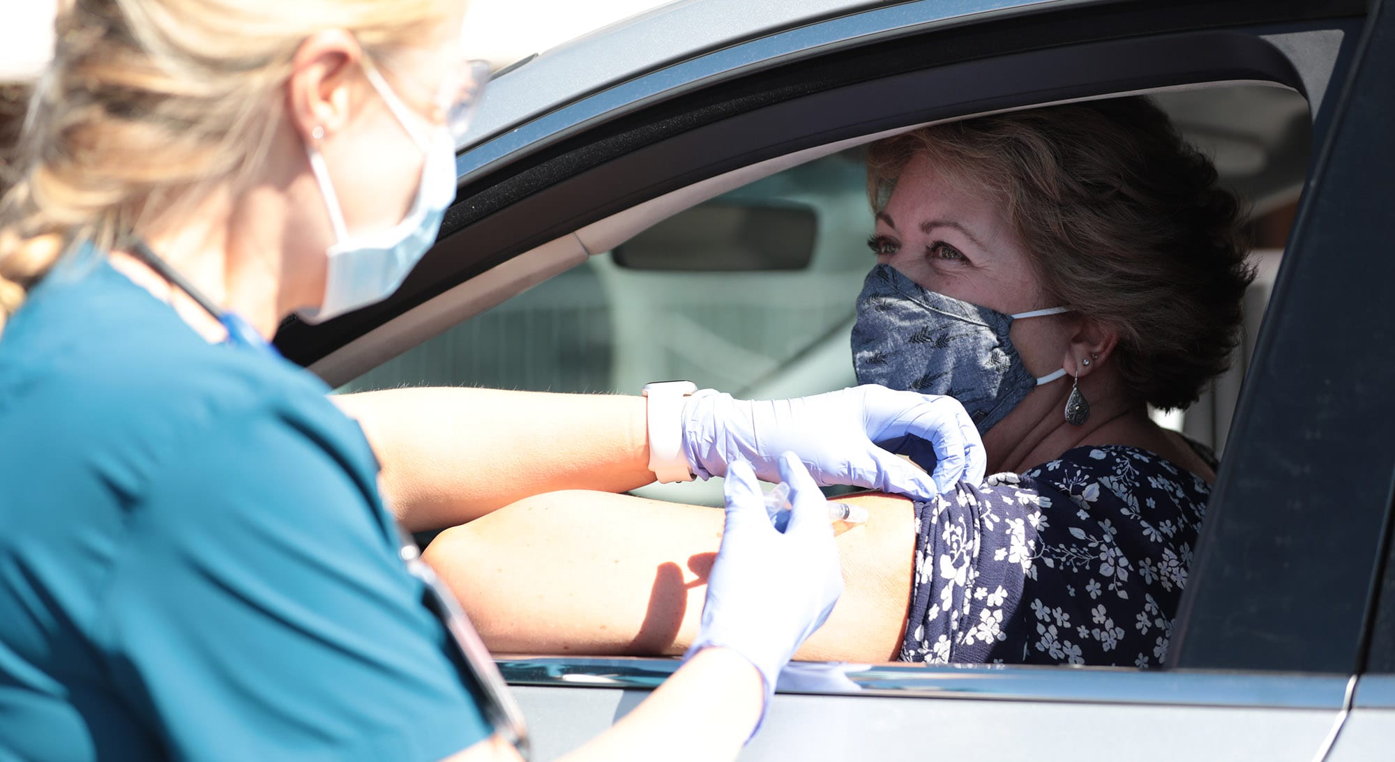 Flu shots available at our drive-through clinic for fast and easy protection.  