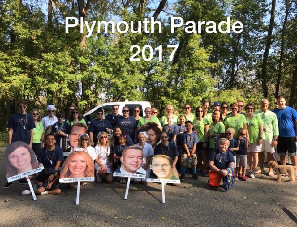 Voyage Healthcare team at Plymouth on Parade.