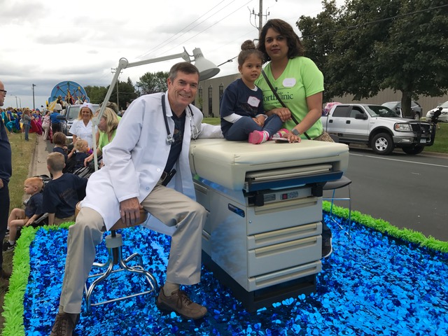 Voyage Healthcare booth at Maple Grove Days 2018.